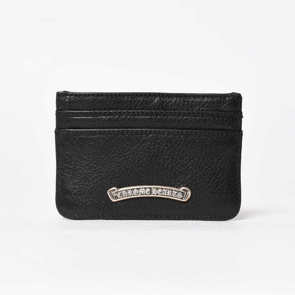新品未使用 CHROME HEARTS クロムハーツ DOUBLE SIDE ダブルサイド タイニー クロス カードケース シルバー925 中古 4a005185