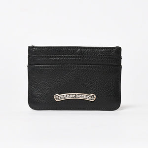 新品未使用 CHROME HEARTS クロムハーツ DOUBLE SIDE ダブルサイド タイニー クロス カードケース シルバー925 中古 4a005185