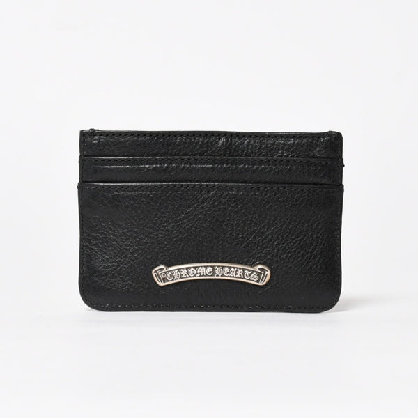 新品未使用 CHROME HEARTS クロムハーツ DOUBLE SIDE ダブルサイド タイニー クロス カードケース シルバー925 中古 4a005185