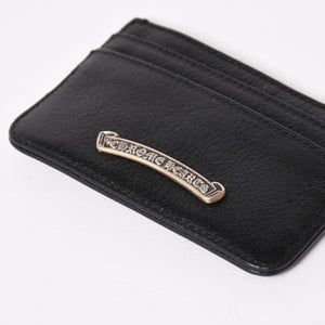 新品未使用 CHROME HEARTS クロムハーツ DOUBLE SIDE ダブルサイド タイニー クロス カードケース シルバー925 中古 4a005185