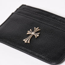 画像をギャラリービューアに読み込む, 新品未使用 CHROME HEARTS クロムハーツ DOUBLE SIDE ダブルサイド タイニー クロス カードケース シルバー925 中古 4a005185