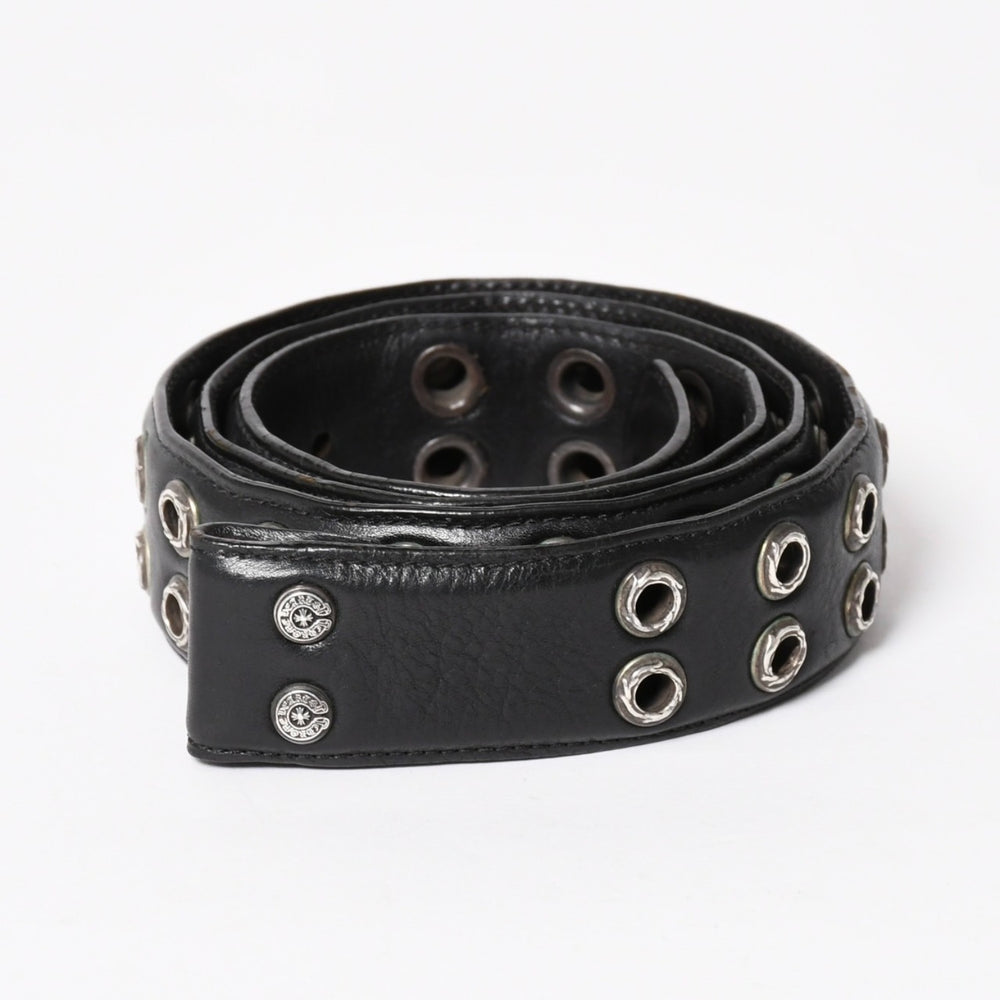 CHROME HEARTS クロムハーツ STRAP DBL ROW OF GROMMETS ストラップ ダブル ロウ オブ グロメッツ サイズ36 シルバー925 美品 中古 4a005183