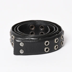 CHROME HEARTS クロムハーツ STRAP DBL ROW OF GROMMETS ストラップ ダブル ロウ オブ グロメッツ サイズ36 シルバー925 美品 中古 4a005183
