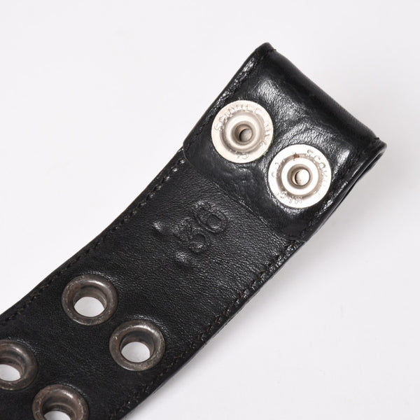 CHROME HEARTS クロムハーツ STRAP DBL ROW OF GROMMETS ストラップ ダブル ロウ オブ グロメッツ サイズ36 シルバー925 美品 中古 4a005183