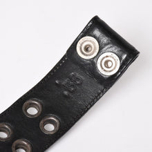 画像をギャラリービューアに読み込む, CHROME HEARTS クロムハーツ STRAP DBL ROW OF GROMMETS ストラップ ダブル ロウ オブ グロメッツ サイズ36 シルバー925 美品 中古 4a005183