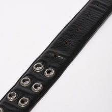 画像をギャラリービューアに読み込む, CHROME HEARTS クロムハーツ STRAP DBL ROW OF GROMMETS ストラップ ダブル ロウ オブ グロメッツ サイズ36 シルバー925 美品 中古 4a005183