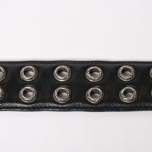 画像をギャラリービューアに読み込む, CHROME HEARTS クロムハーツ STRAP DBL ROW OF GROMMETS ストラップ ダブル ロウ オブ グロメッツ サイズ36 シルバー925 美品 中古 4a005183