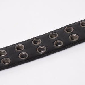 CHROME HEARTS クロムハーツ STRAP DBL ROW OF GROMMETS ストラップ ダブル ロウ オブ グロメッツ サイズ36 シルバー925 美品 中古 4a005183