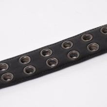 画像をギャラリービューアに読み込む, CHROME HEARTS クロムハーツ STRAP DBL ROW OF GROMMETS ストラップ ダブル ロウ オブ グロメッツ サイズ36 シルバー925 美品 中古 4a005183