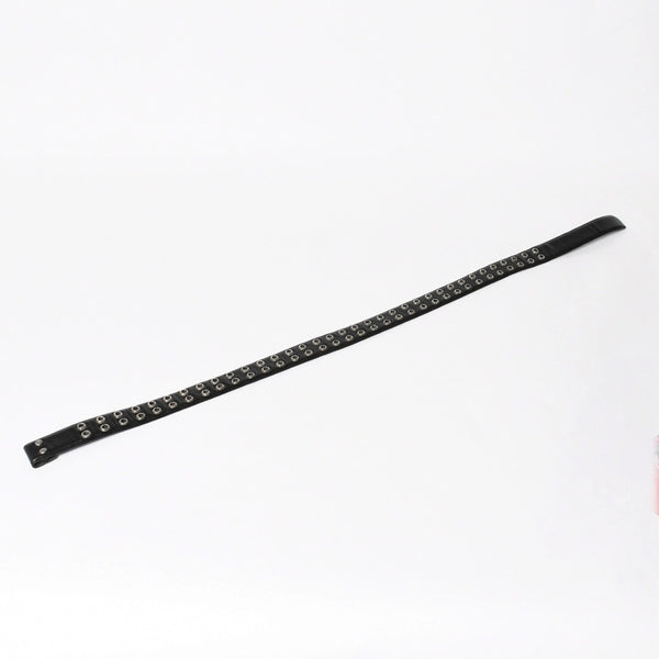 CHROME HEARTS クロムハーツ STRAP DBL ROW OF GROMMETS ストラップ ダブル ロウ オブ グロメッツ サイズ36 シルバー925 美品 中古 4a005183