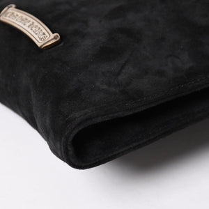 Very Good Condition CHROME HEARTS Square Pocket Vine Dagger Shoulder Bag Suede Used 4a005201