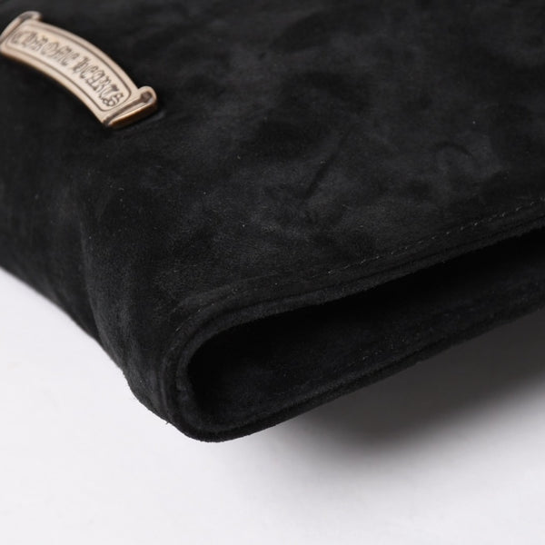 Very Good Condition CHROME HEARTS Square Pocket Vine Dagger Shoulder Bag Suede Used 4a005201