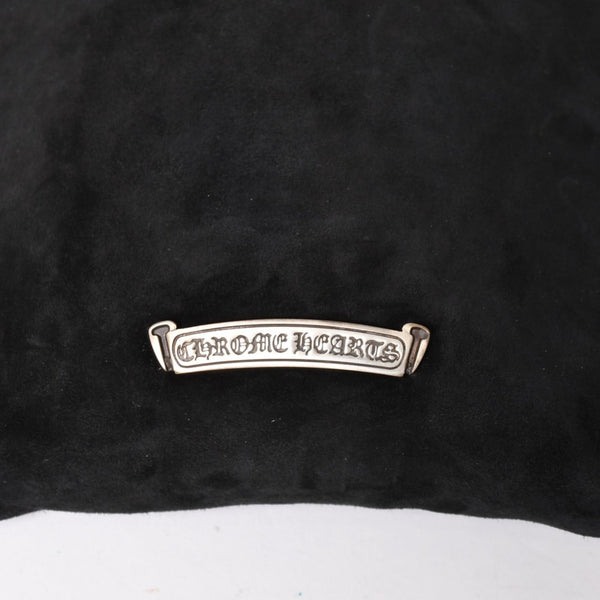 Very Good Condition CHROME HEARTS Square Pocket Vine Dagger Shoulder Bag Suede Used 4a005201