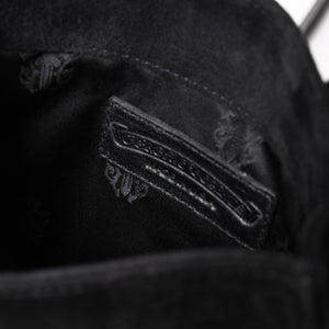 Very Good Condition CHROME HEARTS Square Pocket Vine Dagger Shoulder Bag Suede Used 4a005201