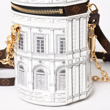 画像をギャラリービューアに読み込む, 新品同様品 LOUIS VUITTON ルイヴィトン 2WAY ショルダーバッグ M59143 フォルナセッティ モノグラム カンヌ パテントレザー ホワイト グレー 中古 4a005115