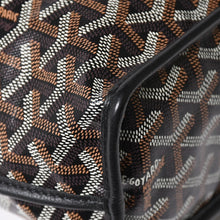 画像をギャラリービューアに読み込む, 極美品 GOYARD ゴヤール アンジュ ミニ トートバッグ ハンドバッグ ポーチ PVC レザー ブラック ブラウン 中古 4a005117