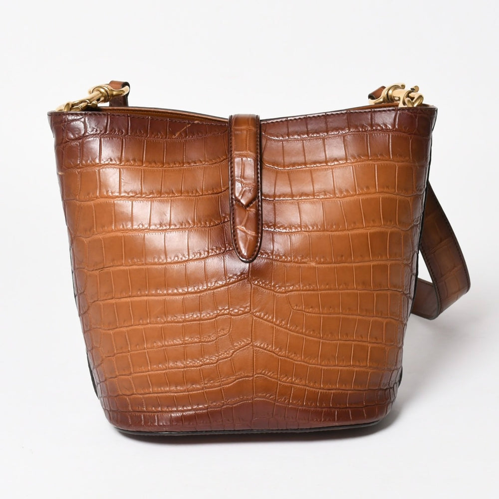 極美品 GUCCI グッチ ショルダーバッグ バケットバッグ クロスボディバッグ ニュージャッキー ブラウン 380579 ゴールド金具 希少 中古 4a004854