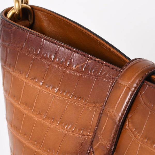 Very good condition GUCCI Shoulder bag Bucket bag Crossbody bag New Jackie Brown 380579 Gold hardware Rare Used 4a004854
