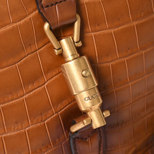 Very good condition GUCCI Shoulder bag Bucket bag Crossbody bag New Jackie Brown 380579 Gold hardware Rare Used 4a004854
