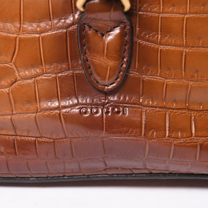 Very good condition GUCCI Shoulder bag Bucket bag Crossbody bag New Jackie Brown 380579 Gold hardware Rare Used 4a004854