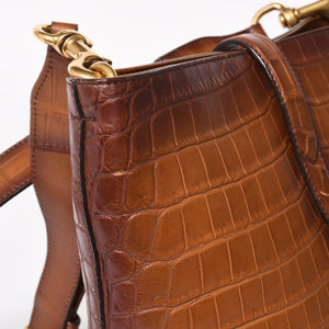 Very good condition GUCCI Shoulder bag Bucket bag Crossbody bag New Jackie Brown 380579 Gold hardware Rare Used 4a004854