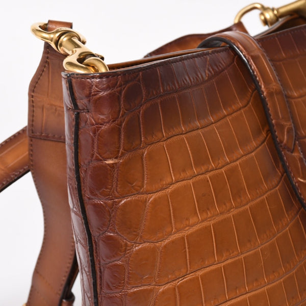 Very good condition GUCCI Shoulder bag Bucket bag Crossbody bag New Jackie Brown 380579 Gold hardware Rare Used 4a004854