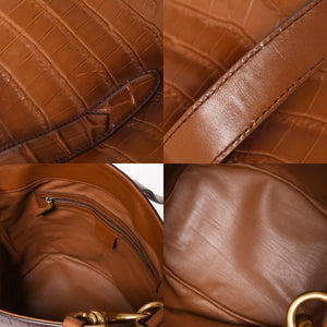 Very good condition GUCCI Shoulder bag Bucket bag Crossbody bag New Jackie Brown 380579 Gold hardware Rare Used 4a004854