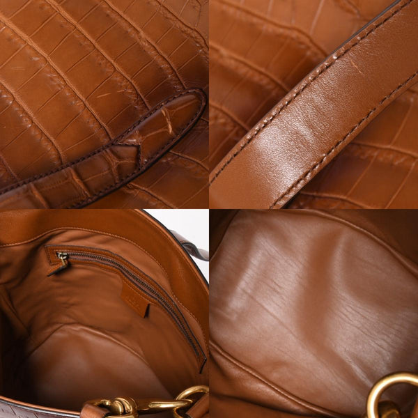 Very good condition GUCCI Shoulder bag Bucket bag Crossbody bag New Jackie Brown 380579 Gold hardware Rare Used 4a004854