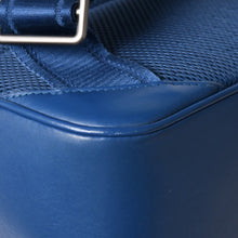 Load image into Gallery viewer, LOUIS VUITTON ルイヴィトン ミカエル バックパック N41353 ダミエアンフィニ ネプテューヌ ブルー 型押しレザー リュックサック BA0134 メタル金具 良品 中古 4a005096