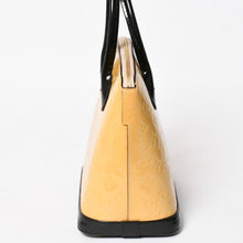 Load image into Gallery viewer, 極美品 LOUIS VUITTON ルイヴィトン ロックイットPM ハンドバッグ モノグラムヴェルニ M90251 イエロー ブラック ゴールド金具 中古 4a005262