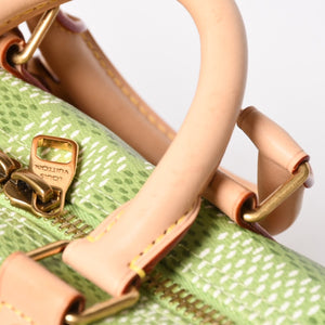 Very good condition LOUIS VUITTON Keepall Bandouliere 35 2WAY bag N40671 Damier Golf Green Tyler,The Creator Used 4a005112