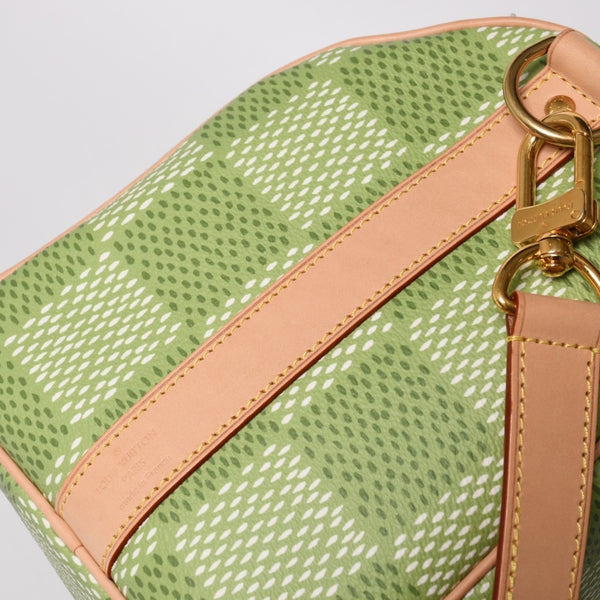 Very good condition LOUIS VUITTON Keepall Bandouliere 35 2WAY bag N40671 Damier Golf Green Tyler,The Creator Used 4a005112