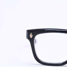 Load image into Gallery viewer, CHROME HEARTS クロムハーツ AMBIDIXTROUS ウェリントン型サングラス 伊達メガネ CHプラス BK-18KGP 53□21-151 日本製 美品 中古 4a005127