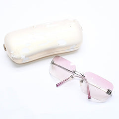 CHANEL シャネル サングラス アイウェア ラインストーン ココマーク ピンク 4017-D サイズ62◻︎17 120 美品 中古 4a005351
