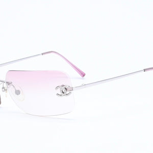 CHANEL シャネル サングラス アイウェア ラインストーン ココマーク ピンク 4017-D サイズ62◻︎17 120 美品 中古 4a005351