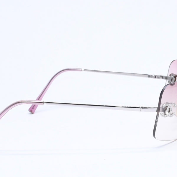 CHANEL シャネル サングラス アイウェア ラインストーン ココマーク ピンク 4017-D サイズ62◻︎17 120 美品 中古 4a005351
