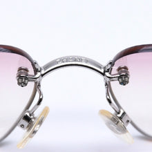Load image into Gallery viewer, CHANEL シャネル サングラス アイウェア ラインストーン ココマーク ピンク 4017-D サイズ62◻︎17 120 美品 中古 4a005351