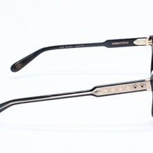 Load image into Gallery viewer, CHROME HEARTS クロムハーツ AMBIDIXTROUS ウェリントン型サングラス 伊達メガネ CHプラス BK-18KGP 53□21-151 日本製 美品 中古 4a005127