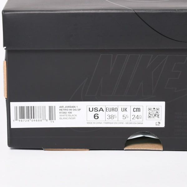 新品未使用 NIKE ナイキ × UNION × Fragment Design AIR JORDAN 1 RETRO HIGH OG SP エアジョーダン1 ハイ II7282 100 サイズ6 中古 4a005135