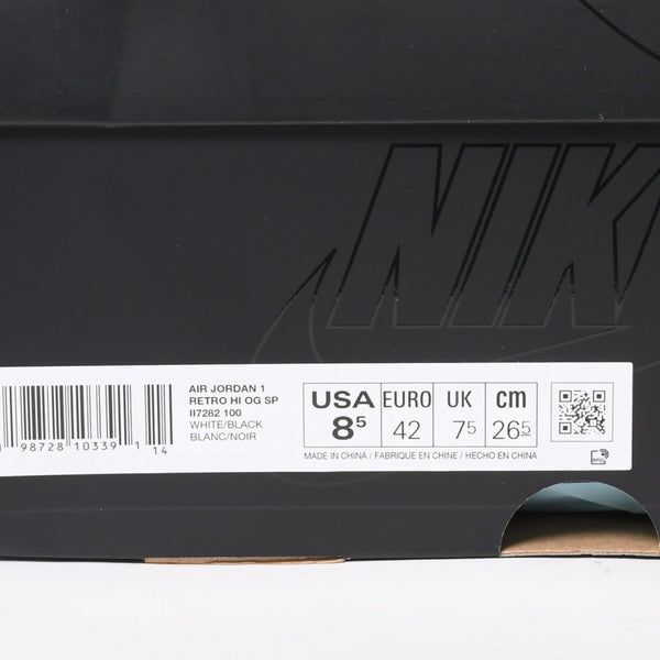 新品未使用 NIKE ナイキ × UNION × Fragment Design AIR JORDAN 1 RETRO HIGH OG SP エアジョーダン1 ハイ II7282 100 サイズ8.5 中古 4a005133