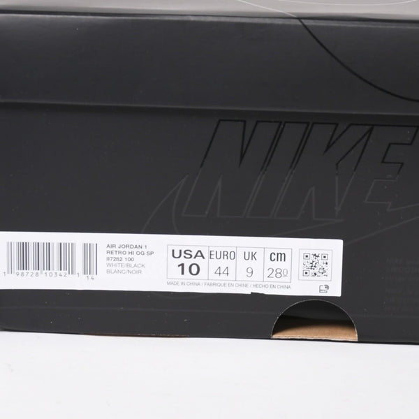 新品未使用 NIKE ナイキ × UNION × Fragment Design AIR JORDAN 1 RETRO HIGH OG SP エアジョーダン1 ハイ II7282 100 サイズ10 中古 4a005136