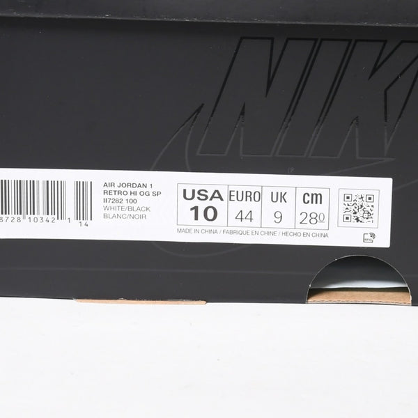 新品未使用 NIKE ナイキ × UNION × Fragment Design AIR JORDAN 1 RETRO HIGH OG SP エアジョーダン1 ハイ II7282 100 サイズ10 中古 4a005138