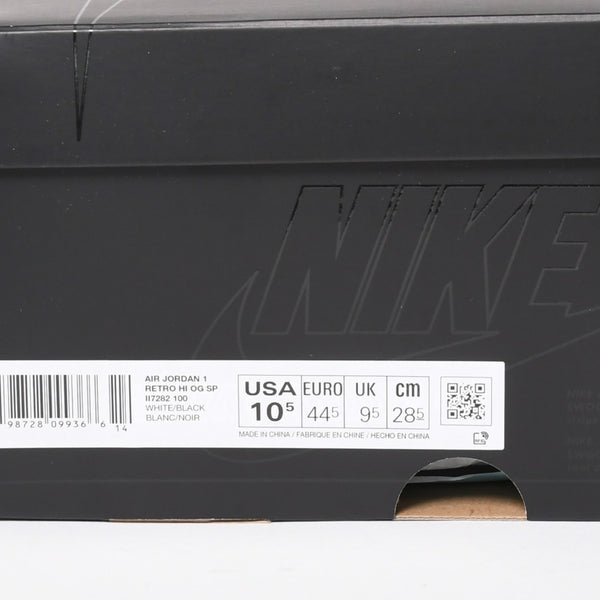 新品未使用 NIKE ナイキ × UNION × Fragment Design AIR JORDAN 1 RETRO HIGH OG SP エアジョーダン1 ハイ II7282 100 サイズ10.5 中古 4a005140