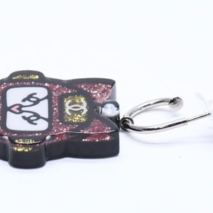 極美品 CHANEL シャネル ピアス イヤリング ロボットキャット ピンク イエロー ラメ 17S刻印 重量約7.52g 中古 4a005161