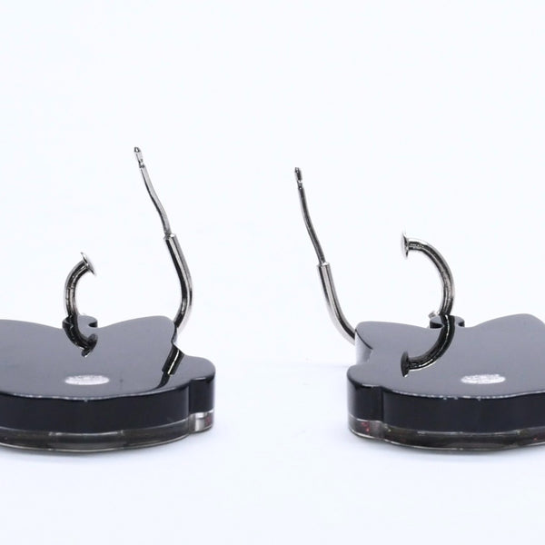 極美品 CHANEL シャネル ピアス イヤリング ロボットキャット ピンク イエロー ラメ 17S刻印 重量約7.52g 中古 4a005161