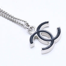 画像をギャラリービューアに読み込む, CHANEL シャネル ネックレス ココマーク ブラック シルバー 05V刻印 重量約5.64g 美品 中古 4a005152