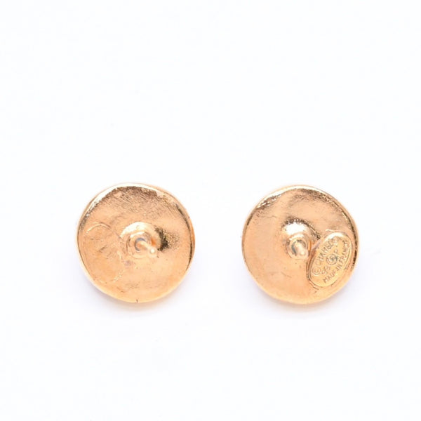 CHANEL シャネル ココマーク ピアス 重量約2.58g 99P刻印 ゴールド ブラウン GP メタル 樹脂系 両耳用 美品 中古 4a005145