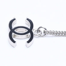 画像をギャラリービューアに読み込む, CHANEL シャネル ネックレス ココマーク ブラック シルバー 05V刻印 重量約5.64g 美品 中古 4a005152