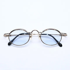 CAZAL カザール サングラス アイウェア 775 サイズ45□23 135 ゴールド ブルー メタル プラスチック 美品 中古 4a005165