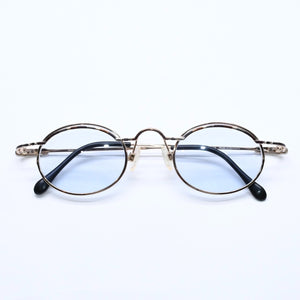 CAZAL カザール サングラス アイウェア 775 サイズ45□23 135 ゴールド ブルー メタル プラスチック 美品 中古 4a005165